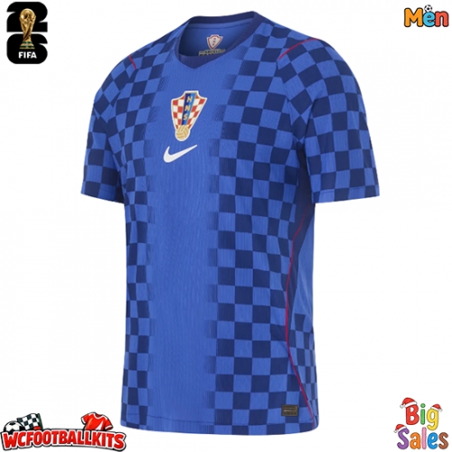 Croatia Replica Away Stadium Shirt World Cup 2026 Short Sleeve